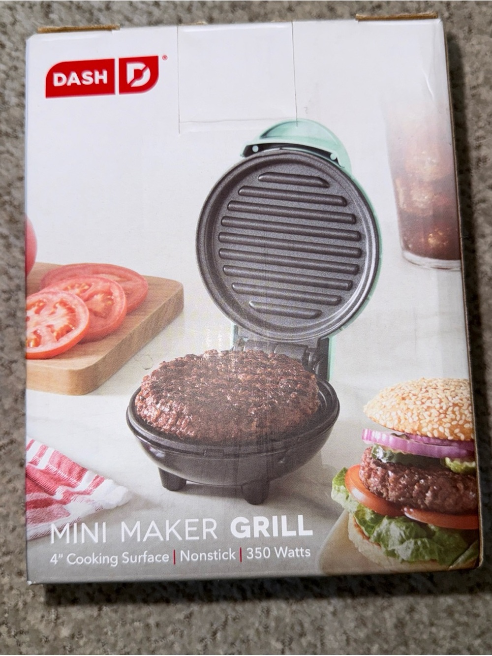 Ash‎ Mini Maker Grill - Mint Green & Black